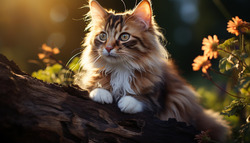 long haired cat